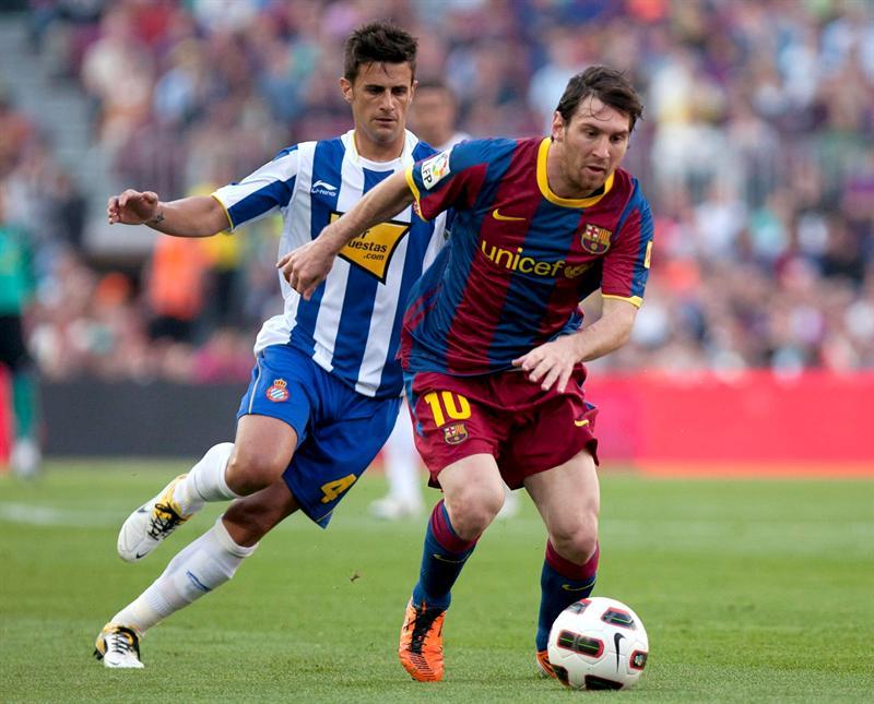Messi durante el encuentro (FOTO: EFE)