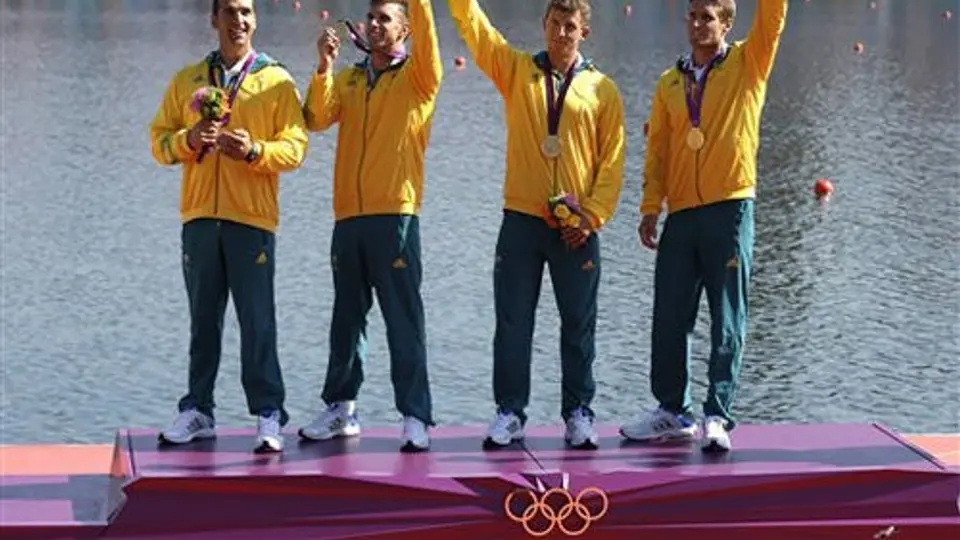 Australia se lleva el Oro en Kayak K-4 1000mts