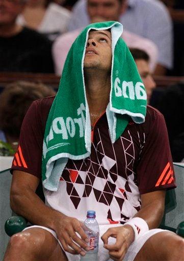 No tuvo contundencia ante Federer, Tsonga fue el campeón del torneo en 2008, FOTO: AP