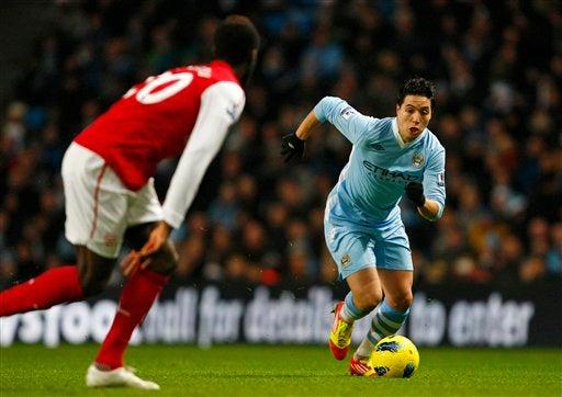 Los Citizens' dominaron el balón en la primera mitad. FOTO: AP