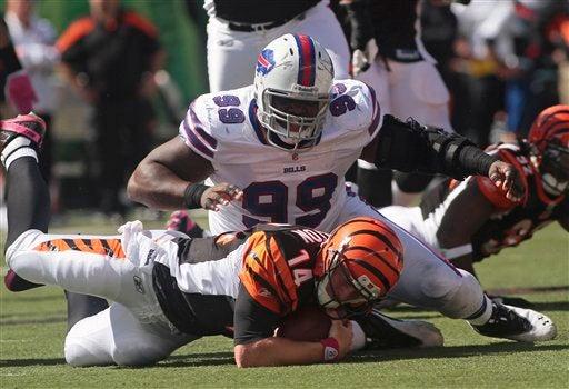 Bills 20-23 Bengalíes. FOTO: AP