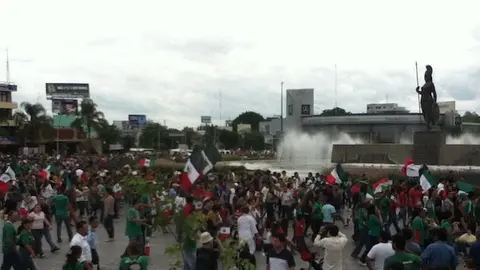 La Minerva celebra la victoria del Tri en Londres