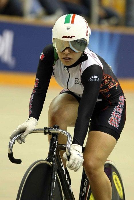 Daniela Graxiola al final de la prueba. FOTO: MEXSPORT