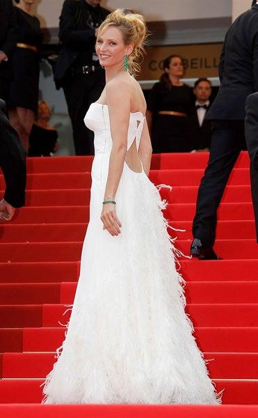Uma Thurman también asitió a la presentación de 'Media noche en París', citna que inauguró el festival. FOTO: EFE