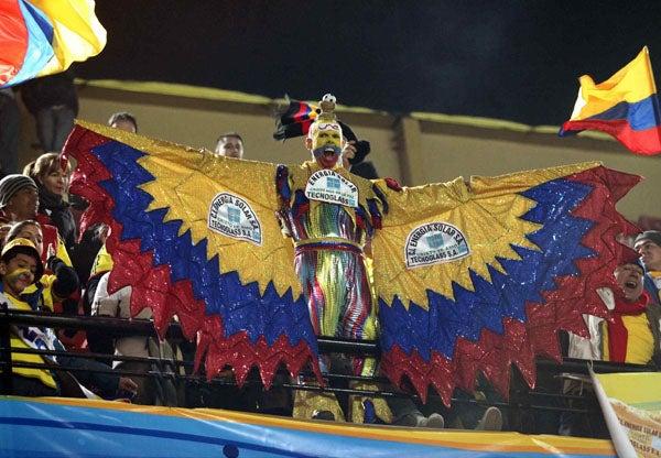 Los colombianos también se hicieron presentes. FOTO: MEXSPORT