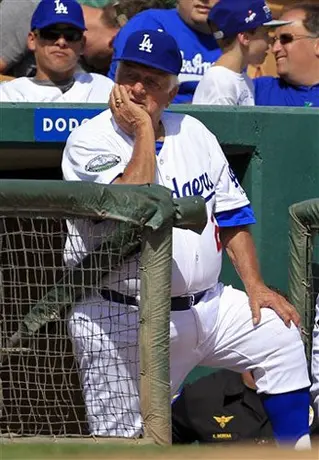 Lasorda, hospitalizado tras infarto