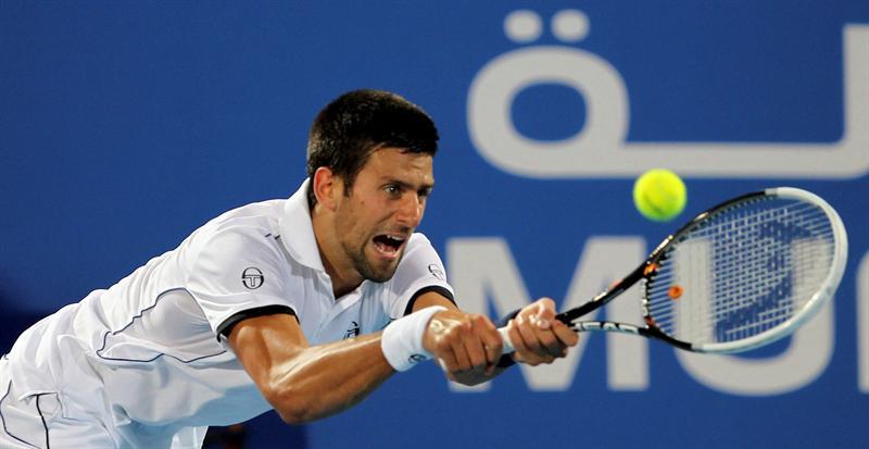 Abu Dhabi fue el escenario del último torneo disputado por Novak este año. FOTO: EFE
