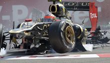 Suspenden una carrera a Romain Grosjean