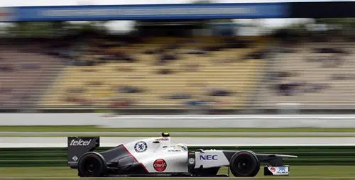 Pérez finaliza quinto la P1 en Hockenheim