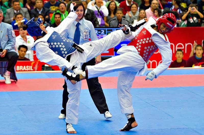 Obtuvo María hoy la cuarta plaza de México en la disciplina de taekwondo. FOTO: MEXSPORT