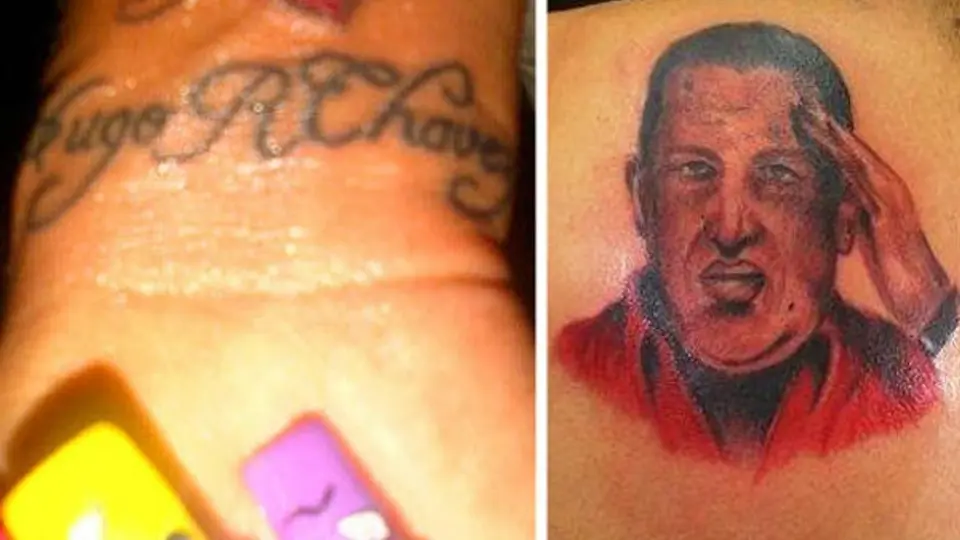 Aficionada a Twitter se tatuó el nombre de Hugo Chávez