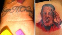 Aficionada a Twitter se tatuó el nombre de Hugo Chávez