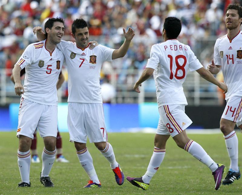 En el amistoso ante Venezuela, La Furia Roja cosecha un nuevo triunfo. FOTO: AP