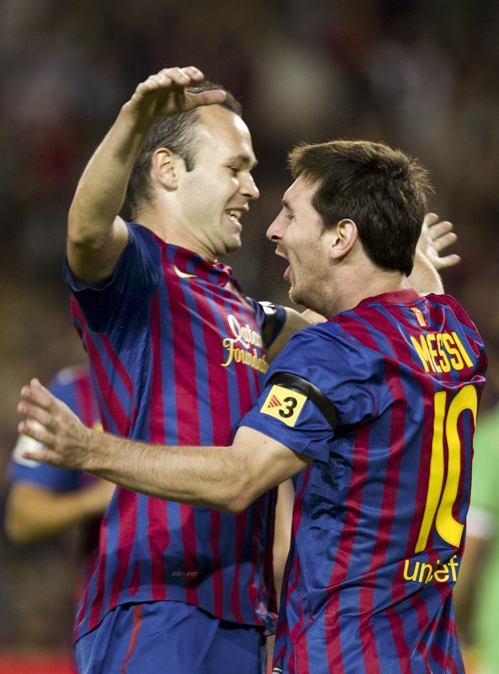 'La pulga' abrió el marcador con un golazo. FOTO: EFE