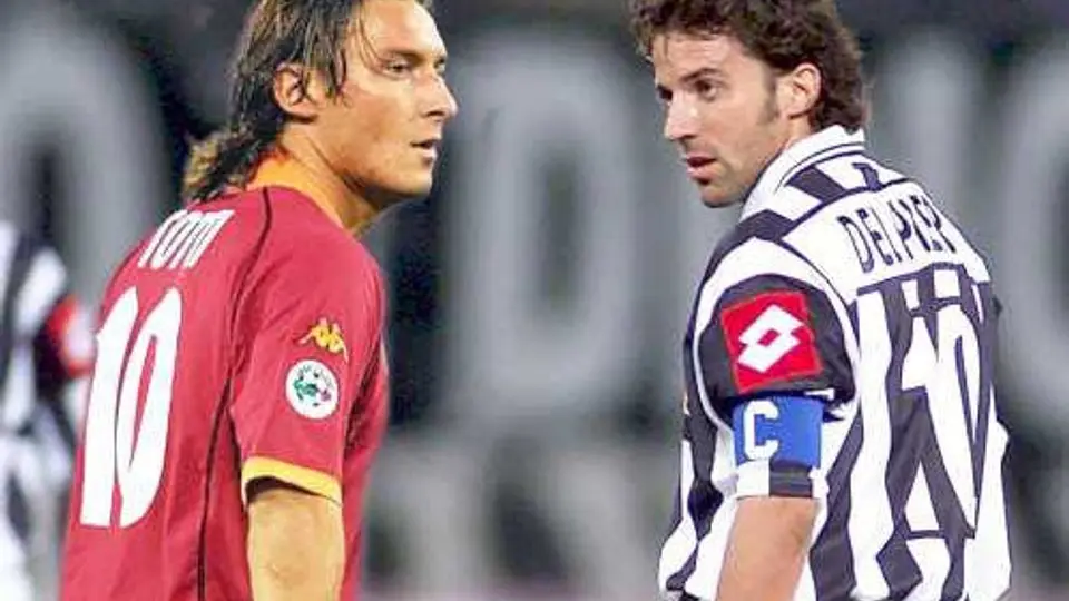 Totti acepta que extraña a Del Piero
