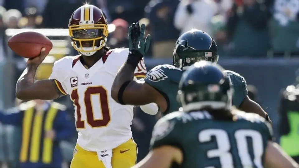 ?Griffin III guía victoria de Pieles Rojas sobre Filadelfia