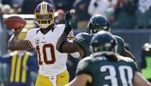 ?Griffin III guía victoria de Pieles Rojas sobre Filadelfia