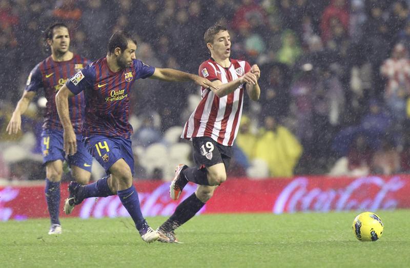 Athletic Bilbao y Barcelona empatan 2-2 en La Liga. FOTO: EFE