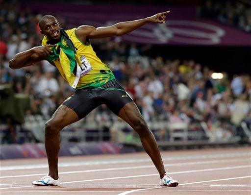 El clásico festejo de Usain Bolt | AP