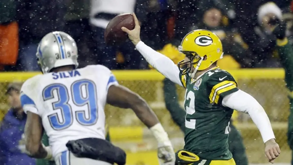 Green Bay consigue 'helada' victoria sobre Detroit