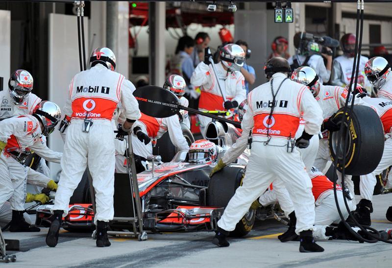 El equipo de Jenson Button. FOTO: EFE