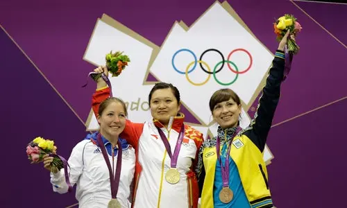 China se lleva el oro en pistola de aire