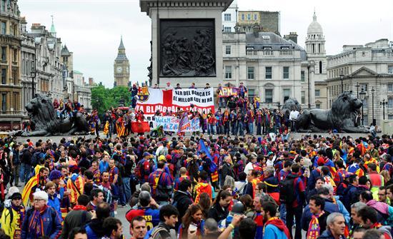 Inglaterra está paralizada por la Final de la Champions (FOTO: EFE)