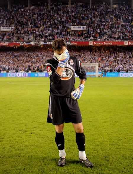 Tras la derrota, se confirmó el descenso del Depor (FOTO: EFE)