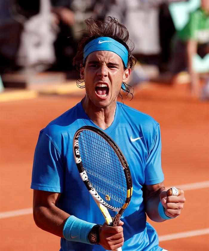 Rafa Nadal brinda su mejor actuación en el Abierto de Francia ante Soderling y lo vence en tres sets. FOTO: AP