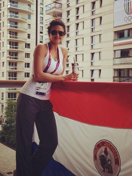 Leryn Franco en Londres 2012 |Twitter