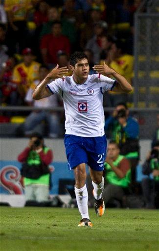 Chuleta marco tras una buena jugada de Aquino. FOTO: AP