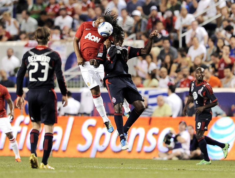 Con dominio en el campo los Red Devils se enfrentan a las figuras de equipos estadounidenses. FOTO: EFE