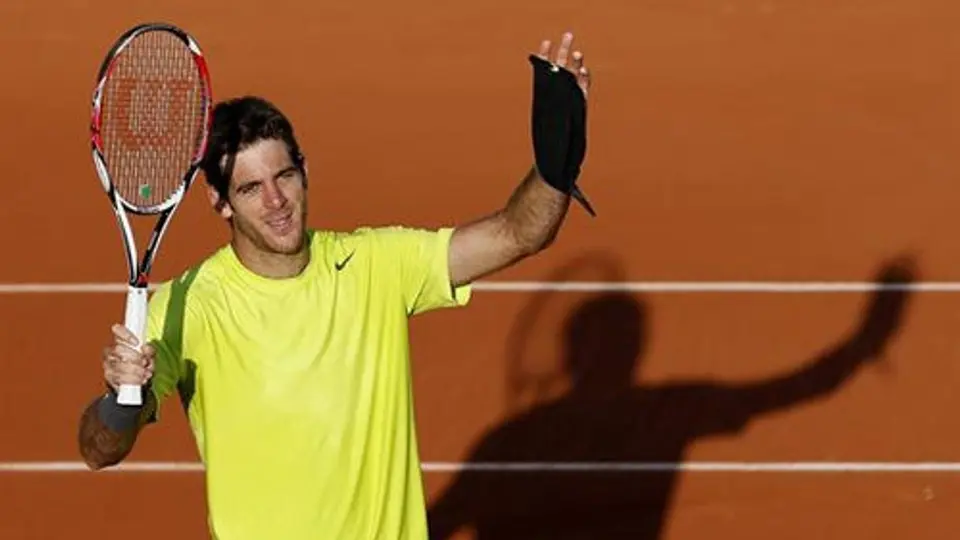 Del Potro avanza a octavos en Roland Garros