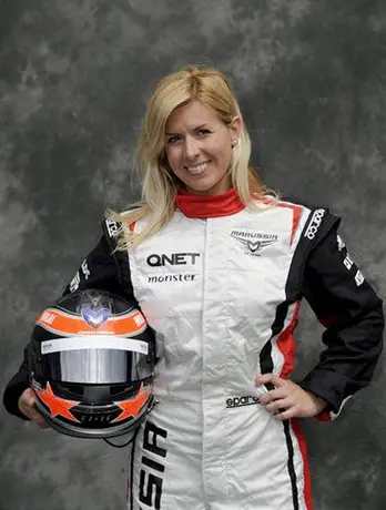 Pilotos de F1 lucen una estrella para animar a De Villota