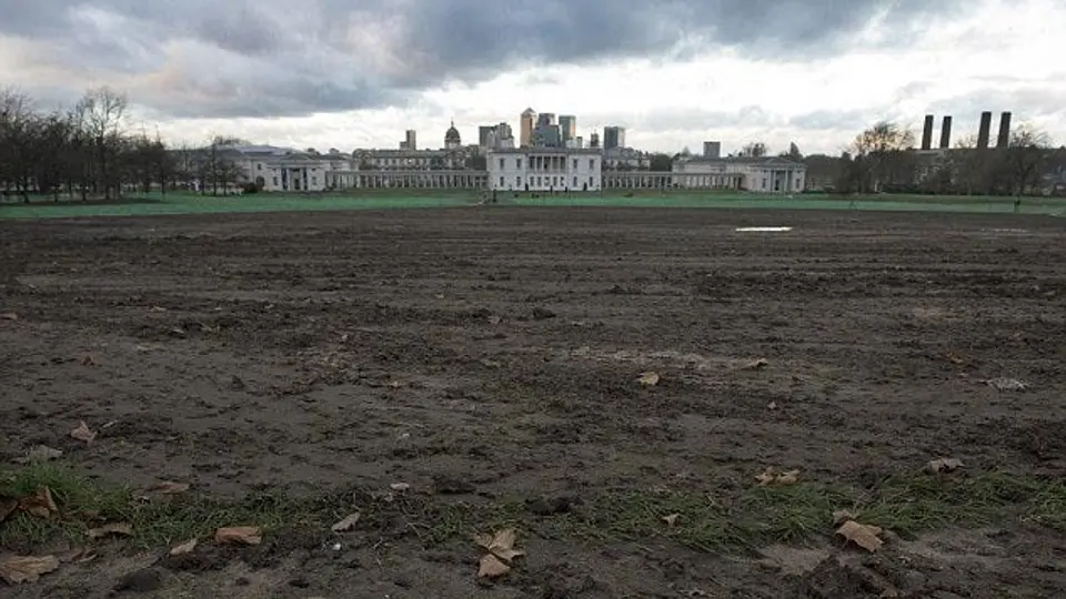 Greenwich Park aún sufre los estragos de los olímpicos
