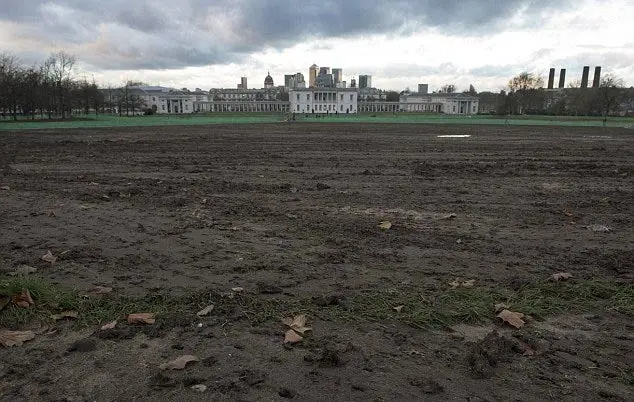 Greenwich Park aún sufre los estragos de los olímpicos