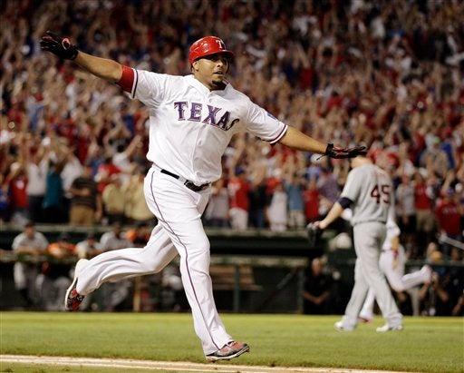 Nelson Cruz tras un hit. FOTO: AP