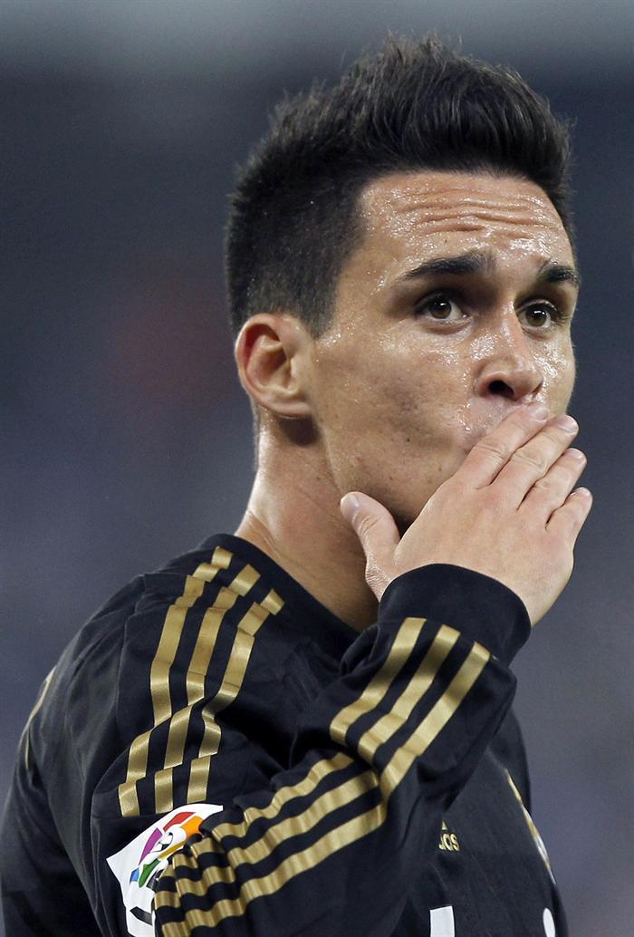 Callejón celebró su tanto ante los periquitos. FOTO: EFE