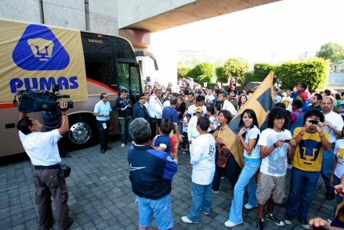 Los seguidores de Pumas no dejan de creer en su equipo (FOTO: OSCAR RAMÍREZ)