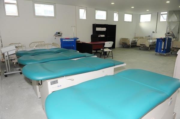Las instalaciones servirán como apoyo hospitalario para los atletas. FOTO: EVA BECERRA