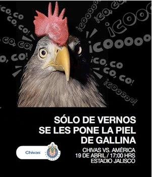 Desplegados del América vs Chivas
