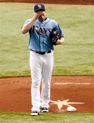 Jeremy Hellickson pagó su novatez. FOTO: AP