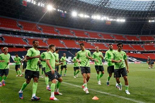 Portugal se preparó para encarar la semifinal ante España l AP
