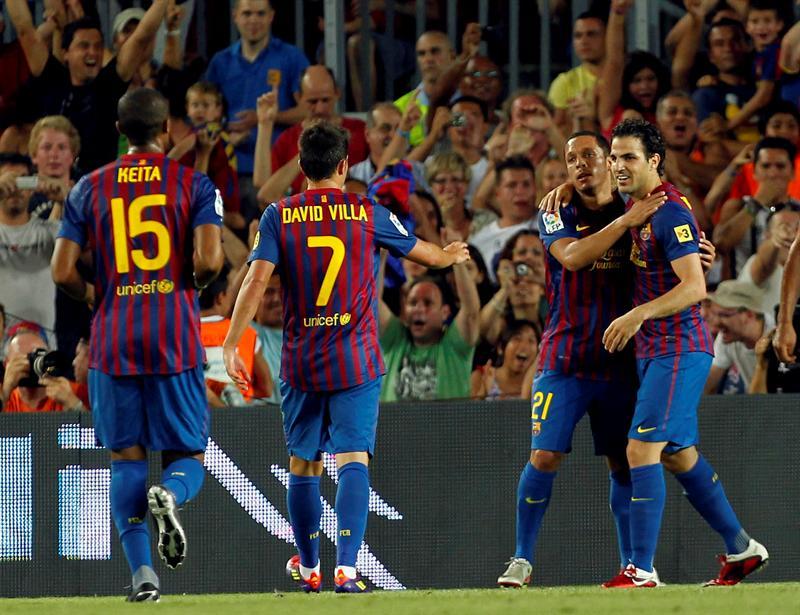 Barcelona adelante al Napoli. FOTO: EFE