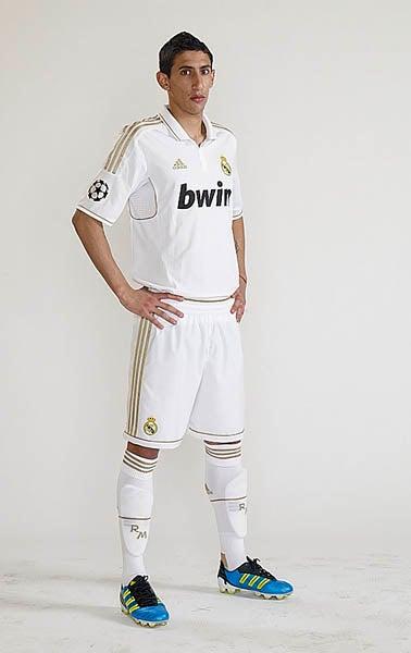 Ánel Di María posó con el nuevo uniforme. FOTO: CORTESÍA