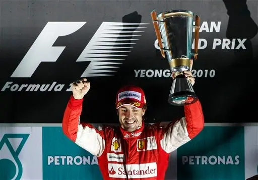 Alonso se impone en Corea y es nuevo líder de la F1