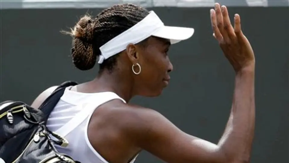 Venus Williams pierde en primera ronda de Wimbledon