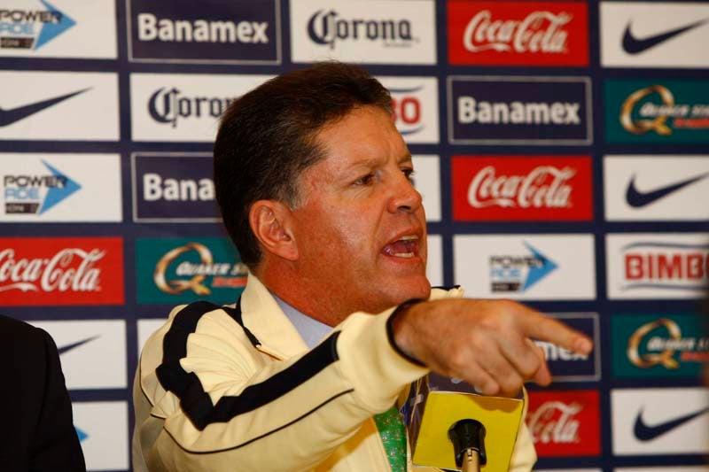 Ricardo Peláez es presentado en conferencia de prensa como nuevo Presidente del América. FOTO: ESTEBAN LÓPEZ