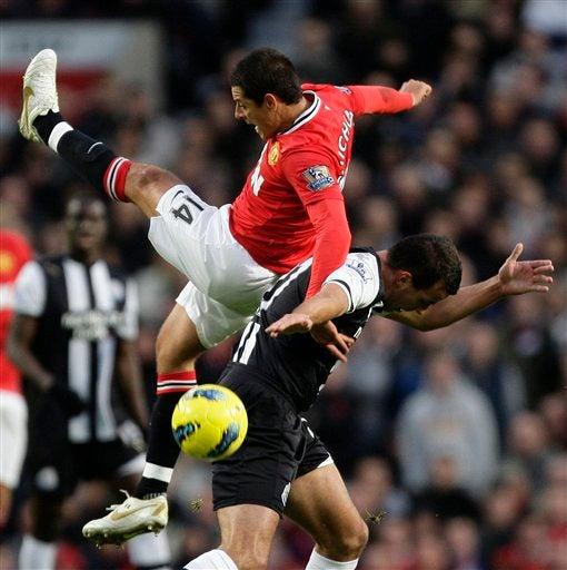 Chicharito jugó los 90 minutos. FOTO: AP