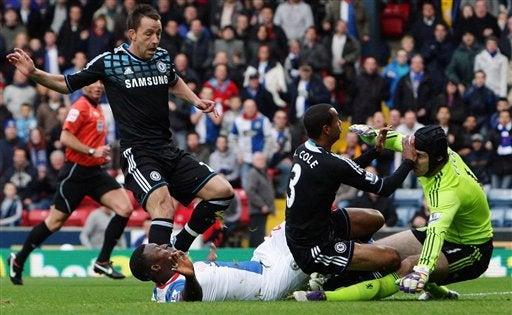 Chelsea sufrió para derrotar al Blackburn. FOTO: AP